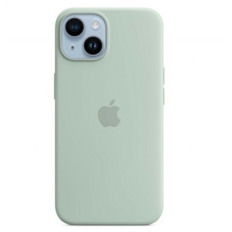 Capac Protectie Spate Apple Din Silicon Cu Magsafe Pentru iPhone 14 - Verde Deschis