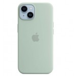Capac Protectie Spate Apple Din Silicon Cu Magsafe Pentru Iphone 14 - Verde Deschis