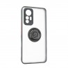 Capac Protectie Spate Colectia Soft Shape With Ring Pentru Xiaomi 12 Lite 5g - Negru Rosu