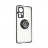 Capac Protectie Spate Colectia Soft Shape With Ring Pentru Xiaomi 12 5g - Negru Rosu