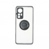 Capac Protectie Spate Colectia Soft Shape With Ring Pentru Xiaomi 12 5g - Negru Rosu