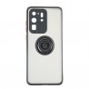 Capac Protectie Spate Colectia Soft Shape With Ring Pentru Samsung Galaxy S20 Ultra - Negru Rosu