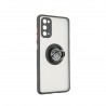 Capac Protectie Spate Colectia Soft Shape With Ring Pentru Samsung Galaxy S20 - Negru Rosu
