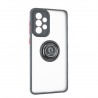 Capac Protectie Spate Colectia Soft Shape With Ring Pentru Samsung Galaxy A33 5g - Negru Rosu