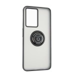 Capac Protectie Spate Colectia Soft Shape With Ring Pentru Oppo A77 5g - Negru Rosu