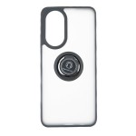 Capac Protectie Spate Colectia Soft Shape With Ring Pentru Honor X7 4g - Negru Rosu