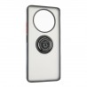 Capac Protectie Spate Colectia Soft Shape With Ring Pentru Honor 4 Magic Lite - Negru Rosu