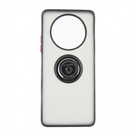 Capac Protectie Spate Colectia Soft Shape With Ring Pentru Honor 4 Magic Lite - Negru Rosu