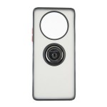 Capac Protectie Spate Colectia Soft Shape With Ring Pentru Honor 4 Magic Lite - Negru Rosu