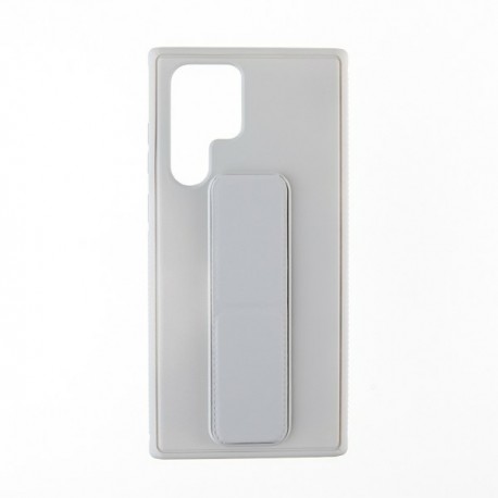 Capac Protectie Spate Colectia Stand Pentru Samsung Galaxy S22 Ultra - Gri Deschis