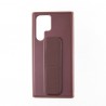 Capac Protectie Spate Colectia Stand Pentru Samsung Galaxy S22 Ultra - Maro