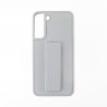 Capac Protectie Spate Colectia Stand Pentru Samsung Galaxy S22 Plus - Gri Deschis