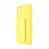 Capac Protectie Spate Colectia Stand Pentru Samsung Galaxy S22 Plus - Galben