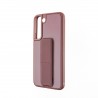 Capac Protectie Spate Colectia Stand Pentru Samsung Galaxy S22 - Maro