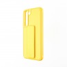 Capac Protectie Spate Colectia Stand Pentru Samsung Galaxy S22 - Galben