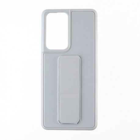 Capac Protectie Spate Colectia Stand Pentru Samsung Galaxy S21 Ultra - Gri Deschis