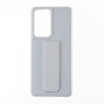 Capac Protectie Spate Colectia Stand Pentru Samsung Galaxy S21 Ultra - Gri Deschis