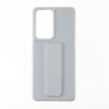 Capac Protectie Spate Colectia Stand Pentru Samsung Galaxy S21 Ultra - Gri Deschis