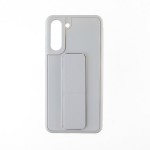 Capac Protectie Spate Colectia Stand Pentru Samsung Galaxy S21 Fe - Gri Deschis