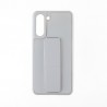Capac Protectie Spate Colectia Stand Pentru Samsung Galaxy S21 Fe - Gri Deschis