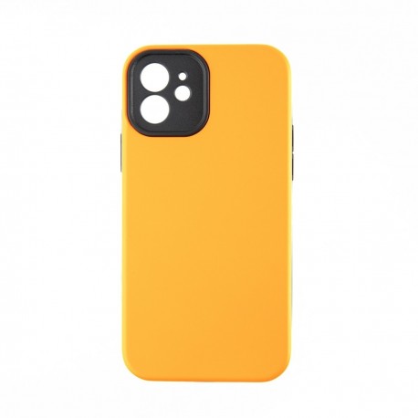 Capac Protectie Spate Colectia Colourful Pentru iPhone 11 - Portocaliu