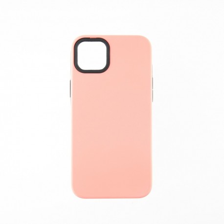Capac Protectie Spate Colectia Colourful Pentru iPhone 11 Pro - Portocaliu Deschis