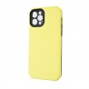 Capac Protectie Spate Colectia Colourful Pentru iPhone 12 Pro Max - Galben