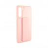 Capac Protectie Spate Colectia Stand Pentru Samsung Galaxy S21 Fe - Roz