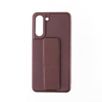 Capac Protectie Spate Colectia Stand Pentru Samsung Galaxy S21 - Maro