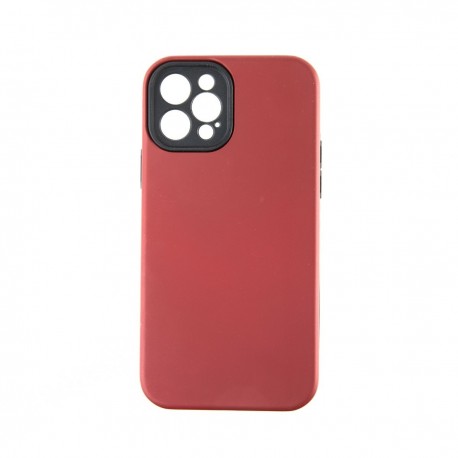 Capac Protectie Spate Colectia Colourful Pentru iPhone 13 Pro Max - Rosu Inchis