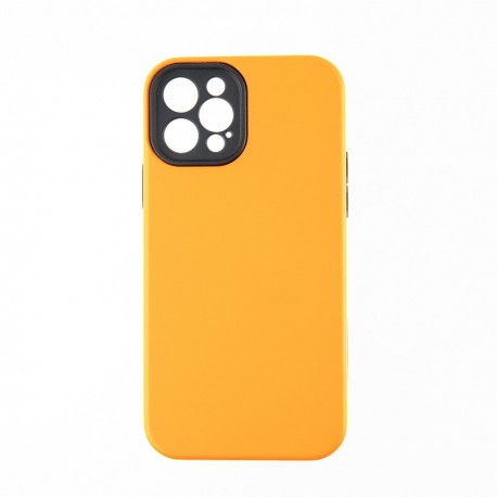 Capac Protectie Spate Colectia Colourful Pentru iPhone 13 Pro Max - Portocaliu