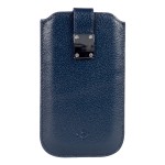 Husa Albastra din Piele  pentru Samsung Galaxy S4