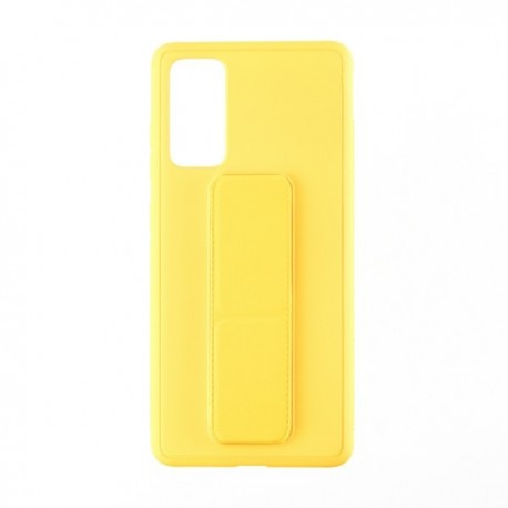 Capac Protectie Spate Colectia Stand Pentru Samsung Galaxy S20 Fe - Galben
