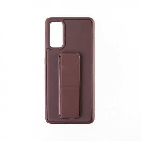 Capac Protectie Spate Colectia Stand Pentru Samsung Galaxy S20 - Maro