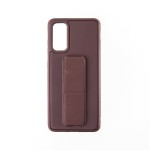 Capac Protectie Spate Colectia Stand Pentru Samsung Galaxy S20 - Maro