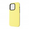 Capac Protectie Spate Colectia Colourful Pentru iPhone 14 Pro - Galben