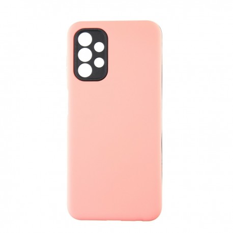 Capac Protectie Spate Colectia Colourful Pentru Samsung Galaxy A13 4g - Portocaliu Deschis