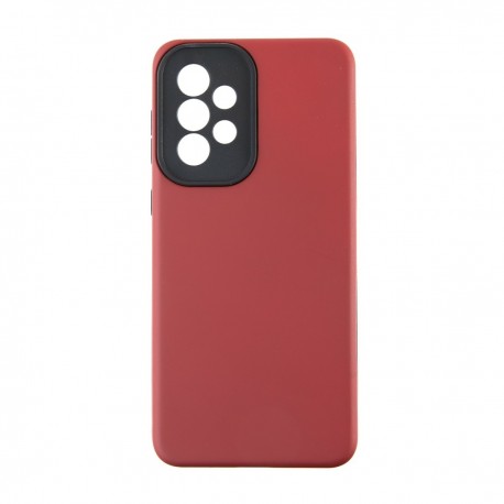 Capac Protectie Spate Colectia Colourful Pentru Samsung Galaxy A33 5g - Rosu Inchis