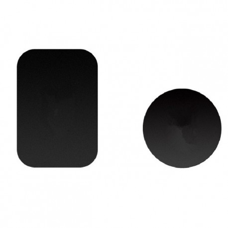 Kit 3 Placute Metalice Pentru Suport Magnetic Cellara - Negru