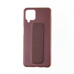 Capac Protectie Spate Colectia Stand Pentru Samsung Galaxy A12 - Maro