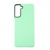 Capac Protectie Spate Colectia Colourful Pentru Samsung Galaxy S21 Plus - Lime