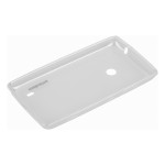 Capac Spate TPU Alb pentru Nokia Lumia 520