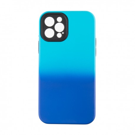 Capac Protectie Spate Colectia Gradient Pentru iPhone 13 Pro Max - Albastru