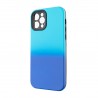 Capac Protectie Spate Colectia Gradient Pentru iPhone 13 Pro Max - Albastru