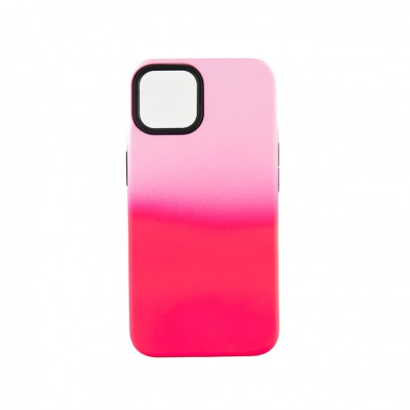 Capac Protectie Spate Colectia Gradient Pentru iPhone 14 - Roz Inchis