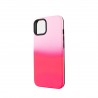 Capac Protectie Spate Colectia Gradient Pentru iPhone 14 - Roz Inchis