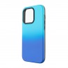 Capac Protectie Spate Colectia Gradient Pentru iPhone 14 Pro - Albastru