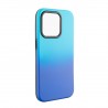 Capac Protectie Spate Colectia Gradient Pentru iPhone 14 Pro - Albastru