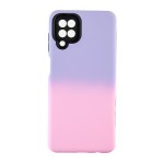 Capac Protectie Spate Colectia Gradient Pentru Samsung Galaxy A12 - Roz Deschis