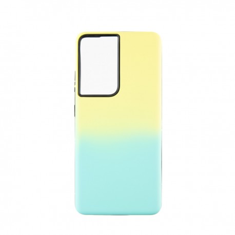 Capac Protectie Spate Colectia Gradient Pentru Samsung Galaxy S21 Ultra - Galben